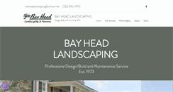 Desktop Screenshot of bayheadlandscaping.com